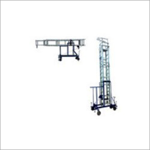Rubber Wheeled Tower Ladder