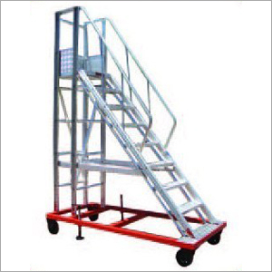 Trolley Aluminum Wide Steps Ladder