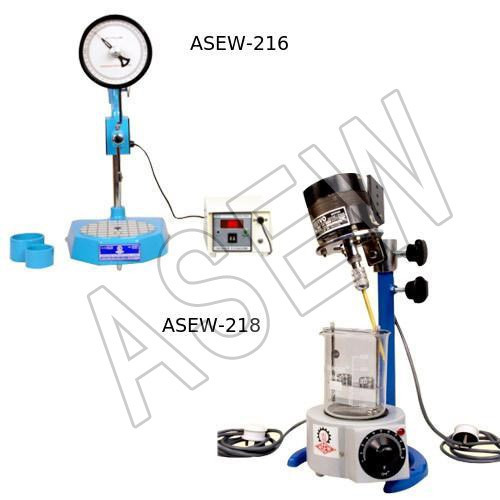 Silver And Blue Bitumen Testing Instruments