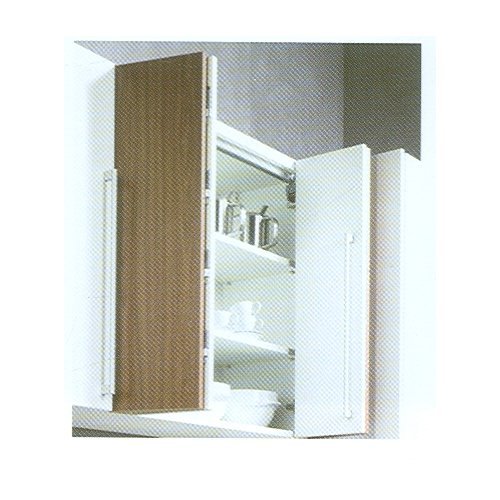 Wing Line 780 - Aluminum/Wood, White, Load-Bearing Runners | Smooth Gliding, Toolless Assembly, Versatile Design