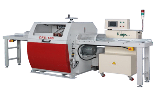 White Automatic Programmable Cut Off Saw / Optimizer