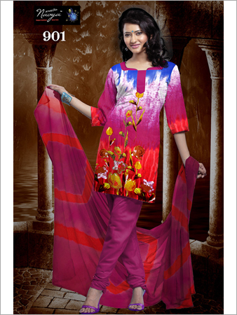 FASHIONABLE UNSTITCHED LADIES SUITS - Cotton, Pink, Suit Length | Stylish Design, Floral Pattern, Comfortable Fit, Easy to Stitch