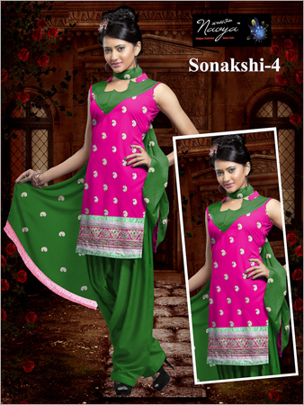 FASHIONABLE UNSTITCHED LADIES SUITS