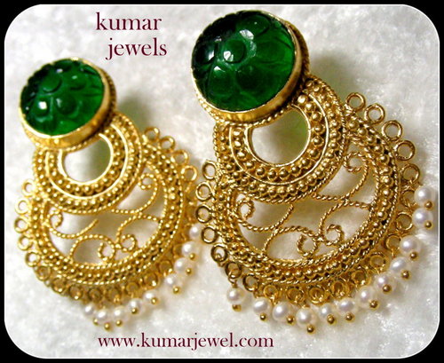 Minnakari Gold Earring.
