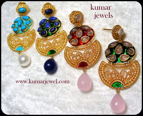 Minnakari Drop Earring.