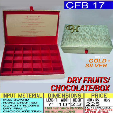 Gold And Silver Chocolate Box