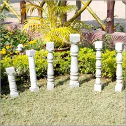 Carved Sandstone Pillars