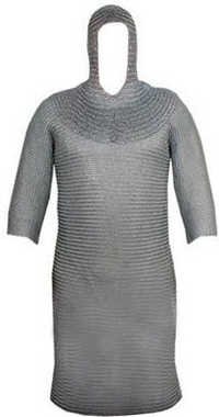 Medieval Chainmail & Hood Set