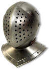 Medieval Knight Close Helmet