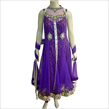Designer Net Anarkali Suits