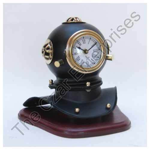 Diving Helmet With Clock