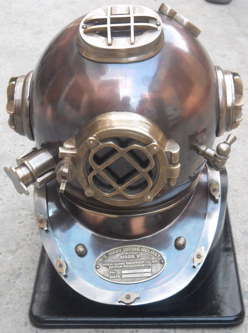 Antique Finish Diving Helmet