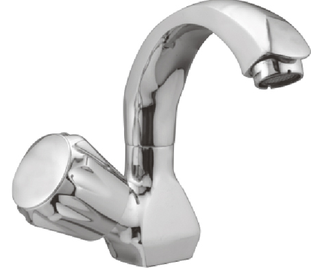 High Neck Faucet - Color: Silver