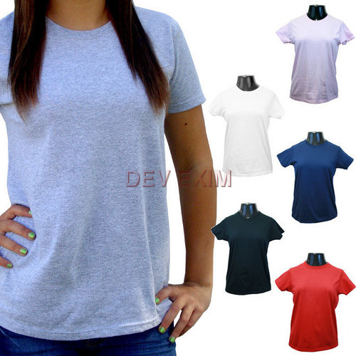 Ladies Plain T-Shirts