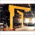 Jib Crane - Strong Steel, Metal & Cast Iron | Adjustable Console, Corrosion Proof, Rugged Build, Includes Trolley & Hoists, Weatherized Option