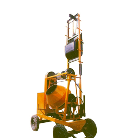 Concrete Mixer with Lift