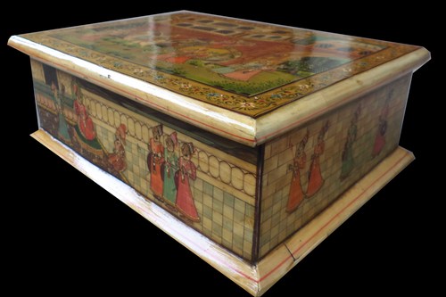 Painted Bone Box
