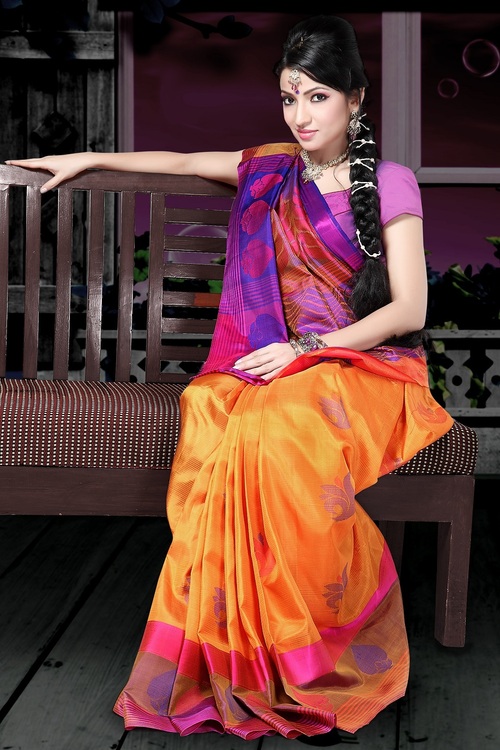 Indian Handloom Silk Saree