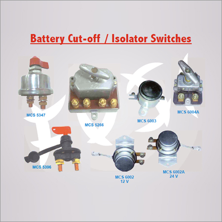 Battery Isolator Switches