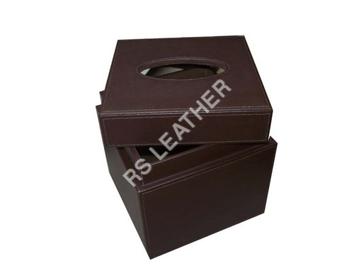 Leather Tissue Box