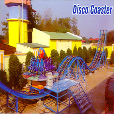 Disco Coaster Rides - Durable Polycarbonate , Vibrant Colorful Design for Endless Amusement Fun