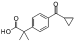 2-(4-(cyclopropanecarbonyl)phenyl) -2-methylpropanoic acid