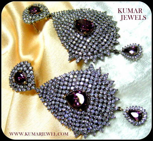 Diamond style earring.
