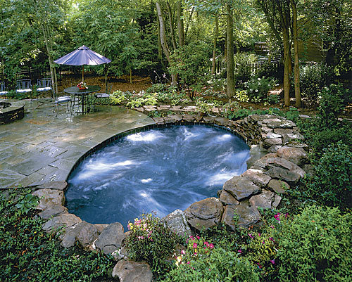 Concrete Jacuzzi