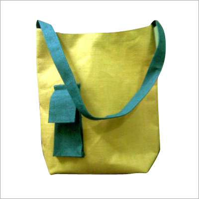 Ladies Fashion Bags (WE-004) - Canvas, 14x12x4 Inches, Yellow | Stylish Design, Spacious Interior, Lightweight, Comfortable Strap