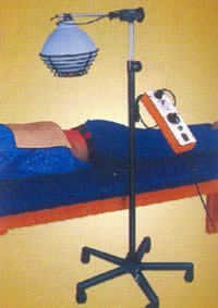 Infrared Lamp - 150w Metal Fixture With Adjustable Arm | Automatic Cut Off Timer, Lightweight Design, Intensity Control