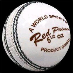 White Cricket Balls (Red Prince)