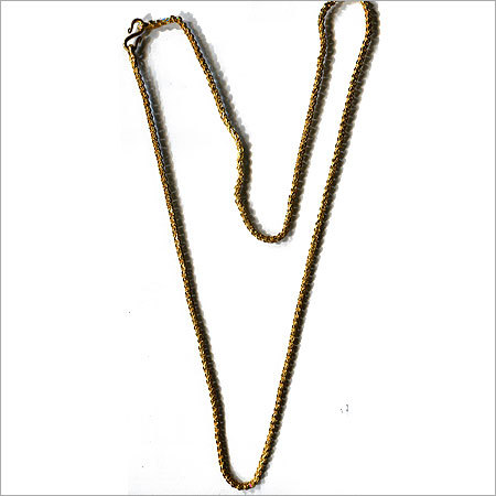 Beaded Gold Chain