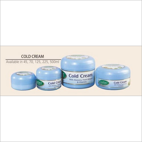 Cold Cream - Jar, Light Blue | Moisturizes, Soothes, Softens, Protects Skin