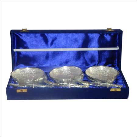 6Pc Silver Plated Bowl Set