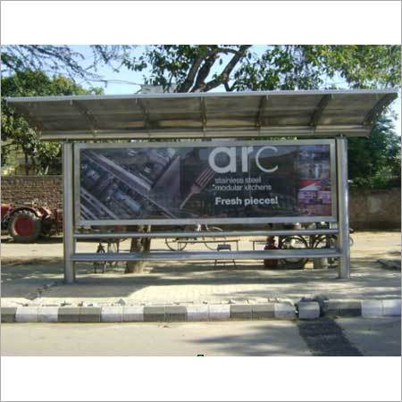 Stainless Steel Bus Shelter