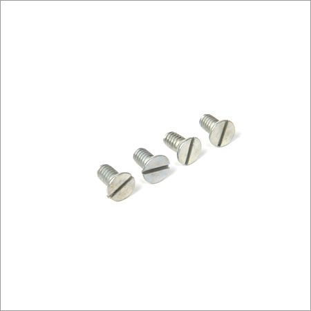 Silver Slotted Head Screws