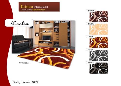 Woolen Circle Carpet