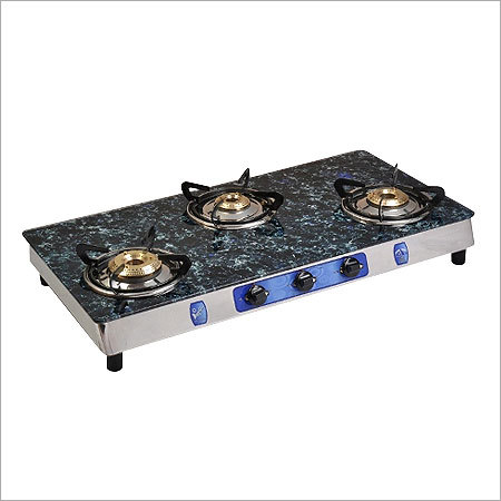 Three burner glass stove
