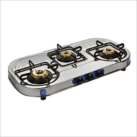 Three Burner Curve LPG Stove