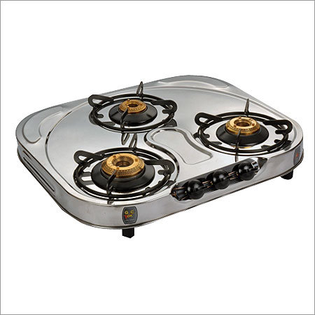 Three Burner Curve LPG Stove
