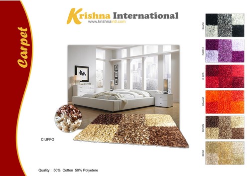 Box Design Shaggy Rugs