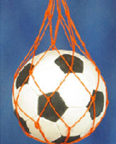 BALL CARRY NET - PE Twisted, No.5 Size, Orange, 2 mm Cord Diameter | Easy Carrying, Ball Protection, Durable Design