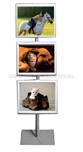 3 Tier Standee With 1 Pole