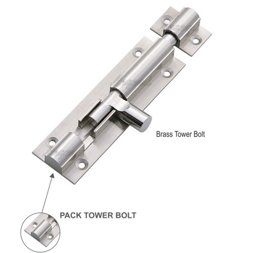 Brass Pack Tower Bolt