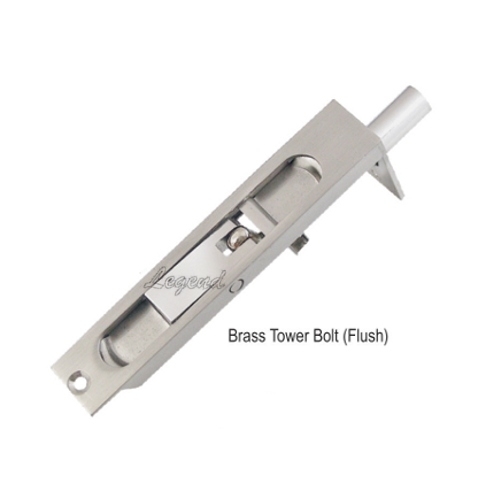 Brass Flush Tower Bolt