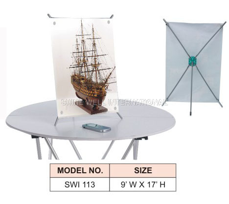 Desktop X Banner Stand