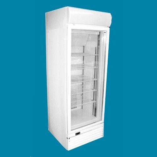 Back Bar Bottle Cooler - Double Glass Door, Forced Air Circulation | Digital Control, Movable Shelves, Light Box, Self-Evaporation, Lock & Key, Low Energy