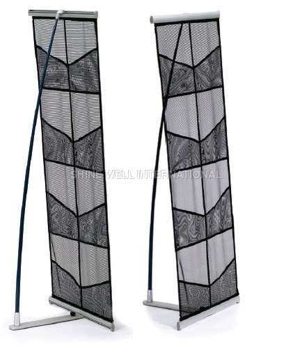 Double Row Netted Catalogue Stand