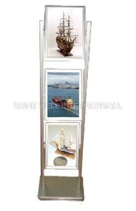 3Tier Standee With 2 Pole