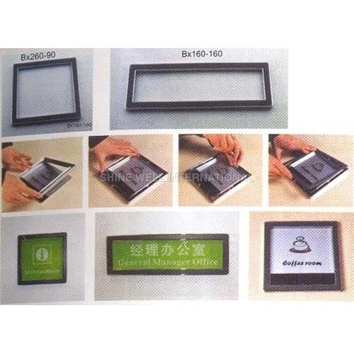 Square Interior Signage Frame